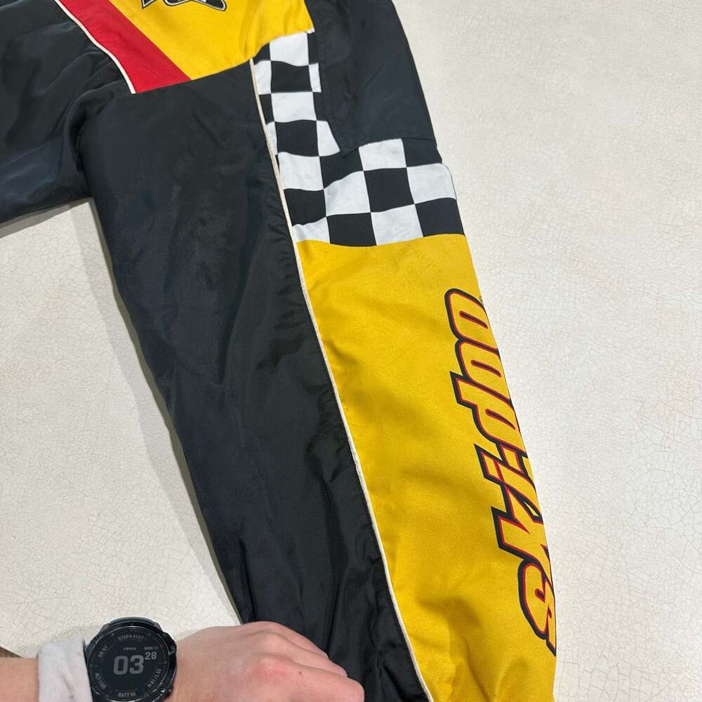 Vintage Ski-Doo Bombardier Summer Racing Jacket Adult TG/XL Checker SnoGear - Picture 11 of 13